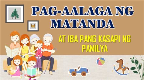 banghay aralin pag-aalaga sa mga matanda